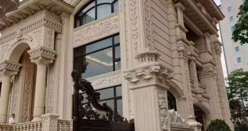 西藏黄金麻别墅外墙异形定制