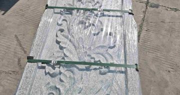 西藏芝麻白别墅外墙雕刻版