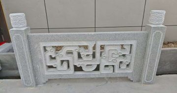 西藏芝麻白河道栏杆 桥栏杆