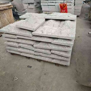 西藏芝麻白蘑菇石，自然面