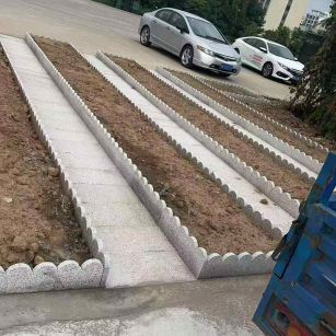 西藏芝麻白花边石