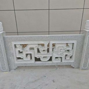 西藏芝麻白河道栏杆 桥栏杆